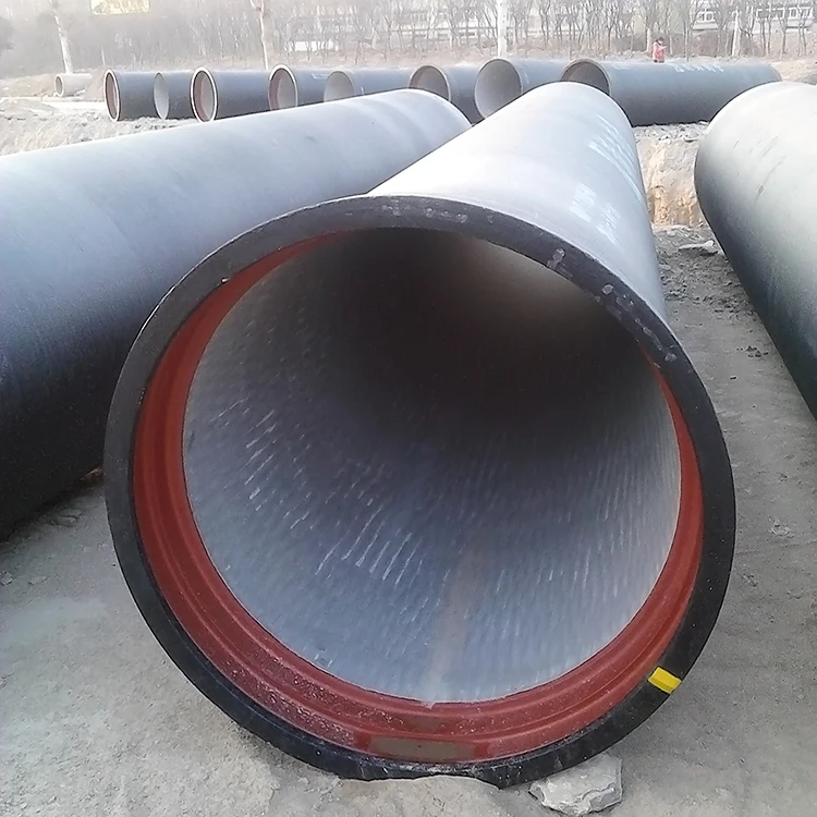 ISO2531 k9 8m 10m 450mm EN545 K9 ductile iron pipes round ductile pipe