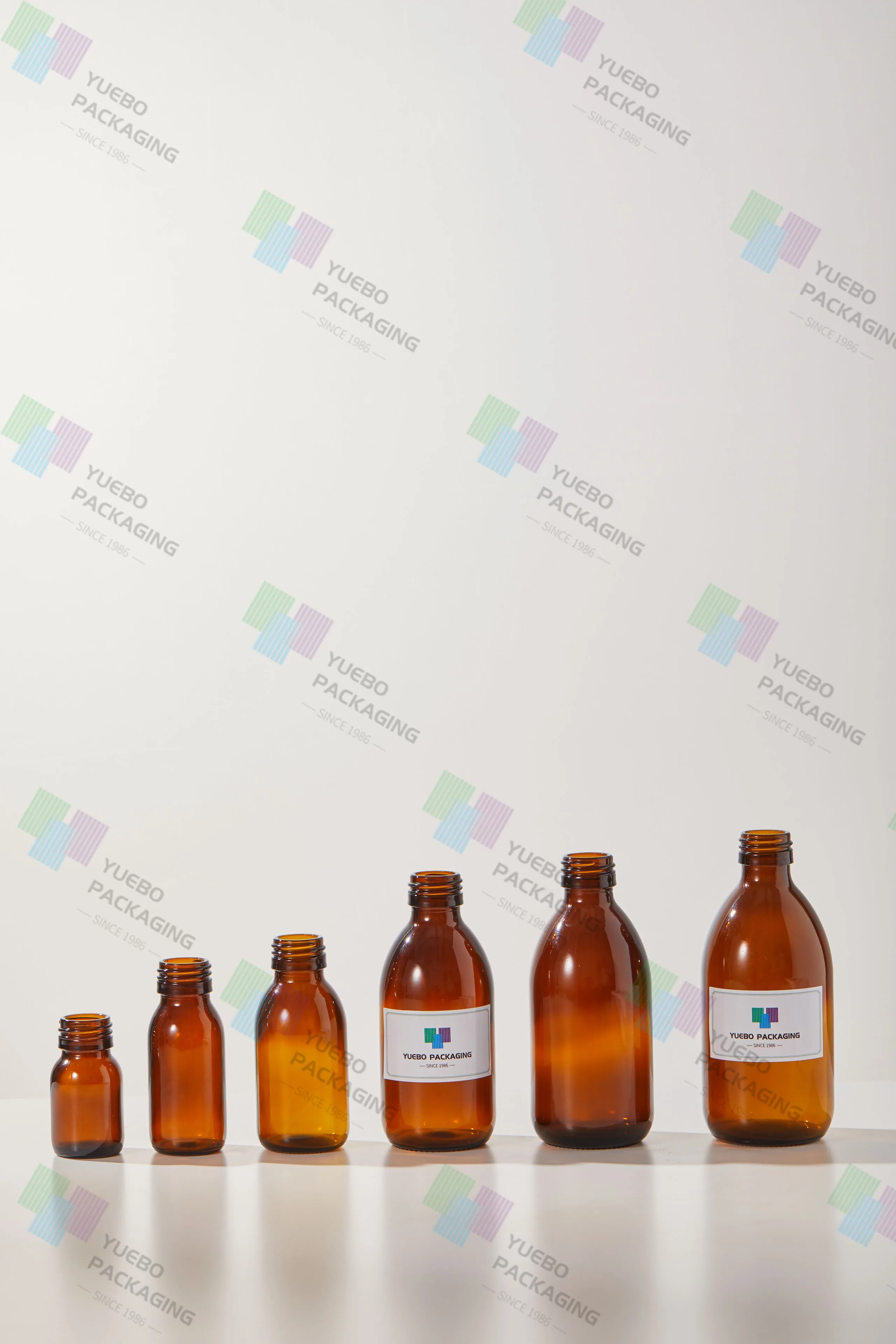Wholesale 30ml 60ml 100ml 125ml 150ml 200ml Amber Oral Liquid Medicine Pharmaceutical Syrup Vial Ferment Glass Bottles Supplier