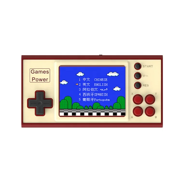 2021 New Factory Direct 5 Languages 2.8 Inch Retro Classic Game Console 500 Games Build in Video Game Console For Kids Toy Gift