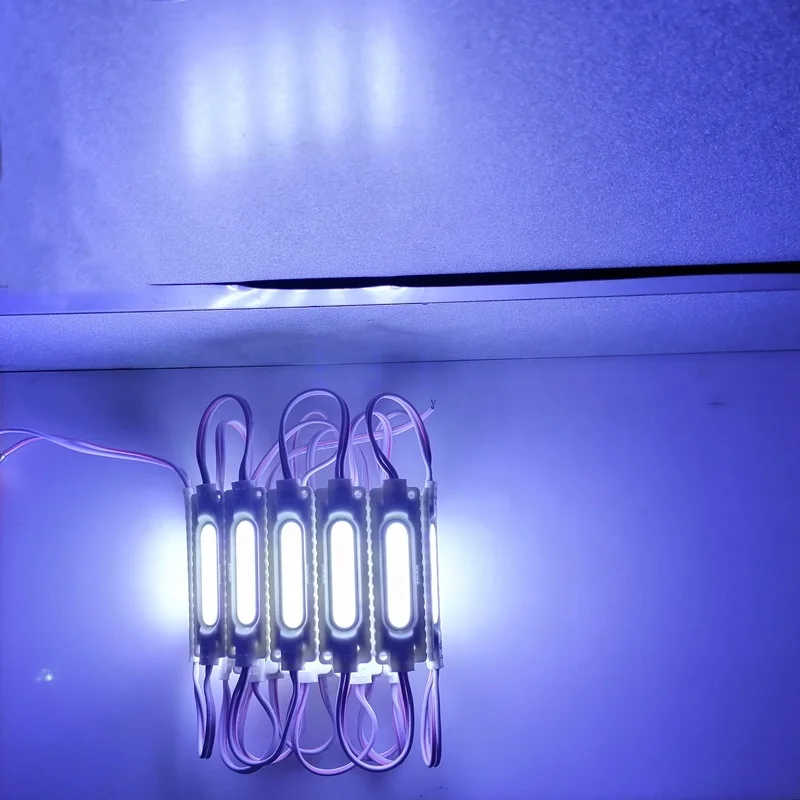 High quality cold while 12v 2w IP67 injection cob led modul for Advertising Signs cob modules