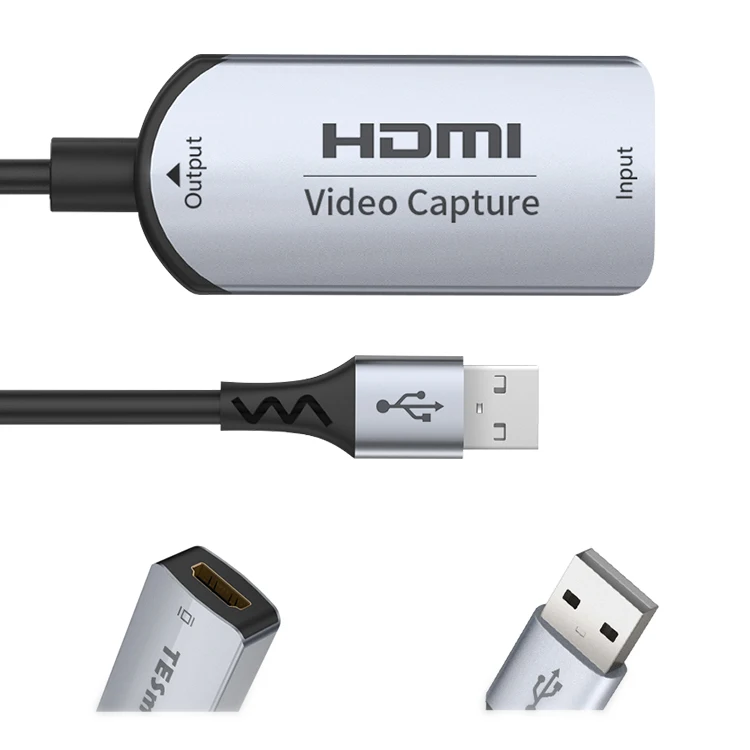 Audio Video Capture Device Support Full HD Video Capture Card HDMI to USB 2.0 Converter hdmi to usb converter for tv