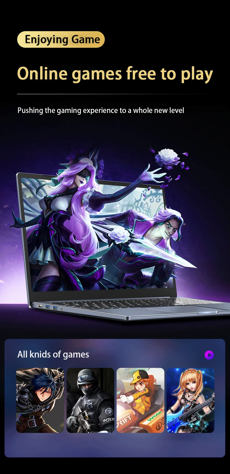 15.6 Inch Business Office i7 10th Gen  Laptops With Backlit Keyboard