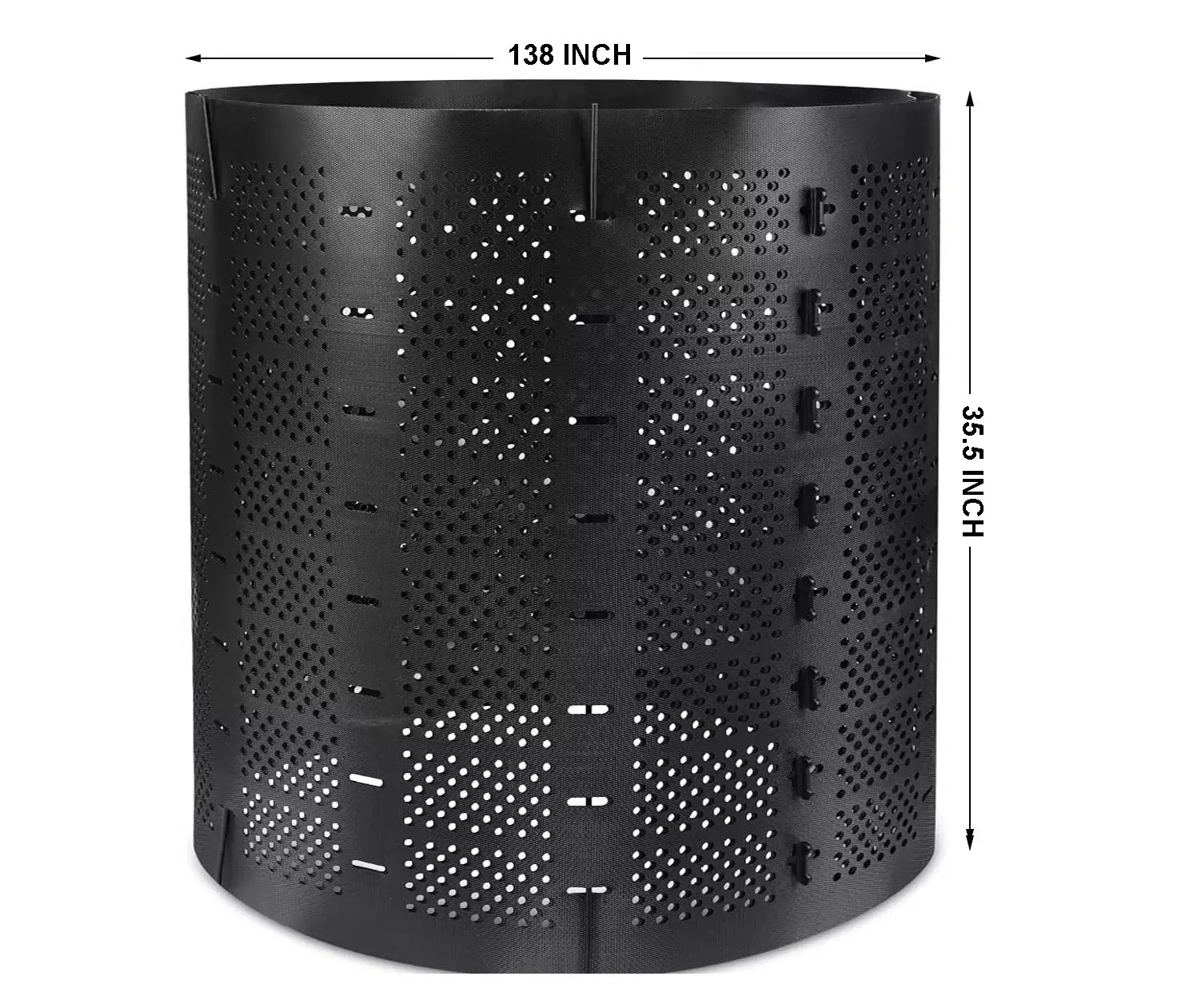 High Density Polyethylene Stable Plastic Compost Bin for Garden