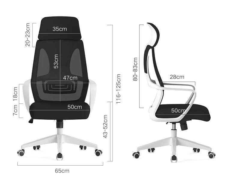 High back Swivel Lumbar Support ergonomic home Office Wholesale And Executive Mesh Chair