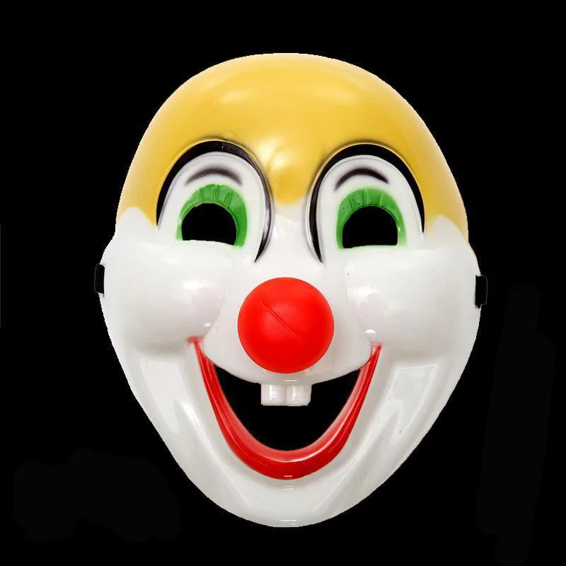 Cheap Funny Party Clown Full Face Plastic clown Mask