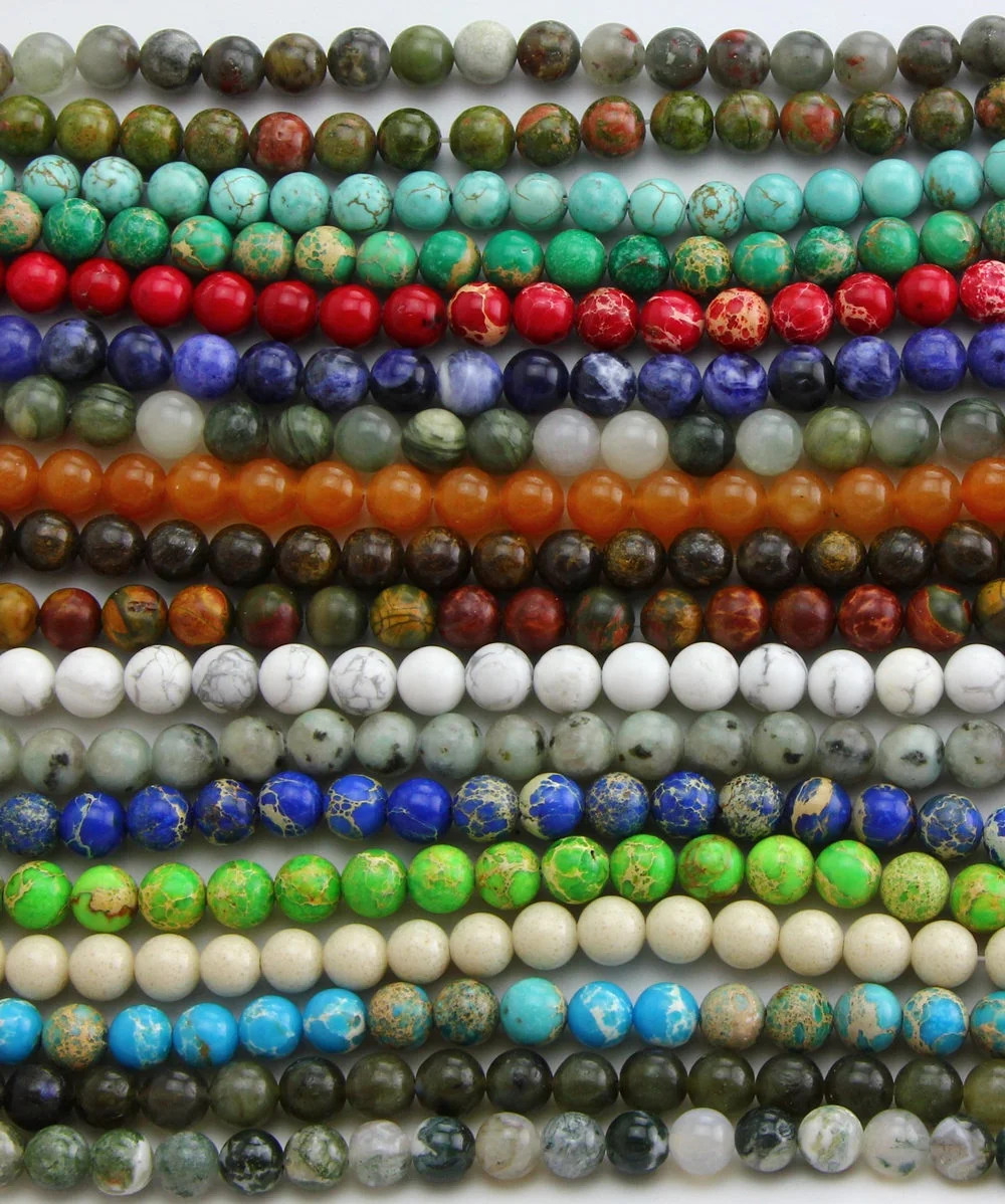 Natural Color Genuine Poppy Japer Beads,Real Gemstone Loose Beads Findings,Yiwu Jewelry Making Supplier