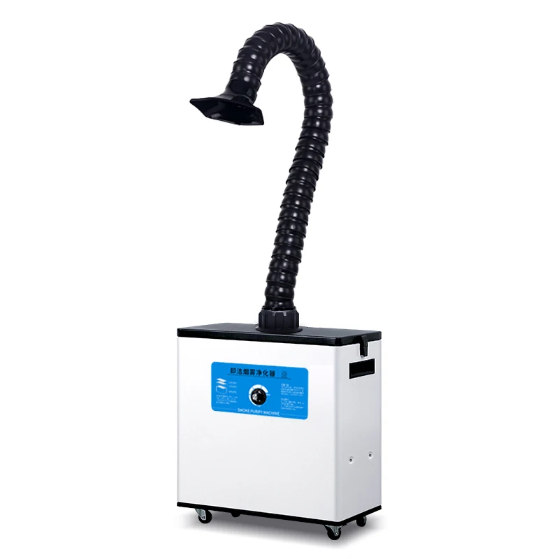 Fast Purity Beauty Hair Nail Salon  Air Purifier Machine Dust Collector Arm Soldering Exhaust Fume Extractor