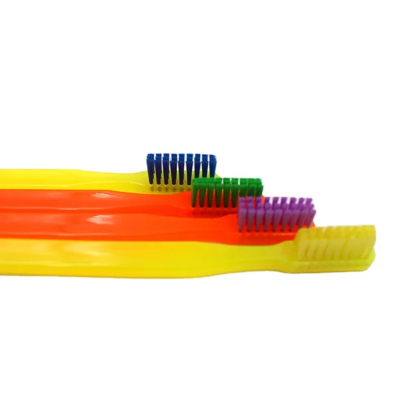 JSM-10927 Dentist Recommend lovely flat handle Child/kids Toothbrush tail with hole