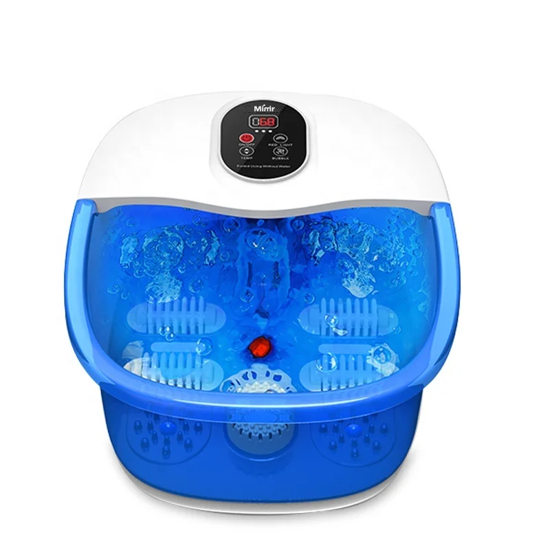 Electronic Infrared Bath Bucket Massage Barrel Foot Electric Footbath  with medecine box