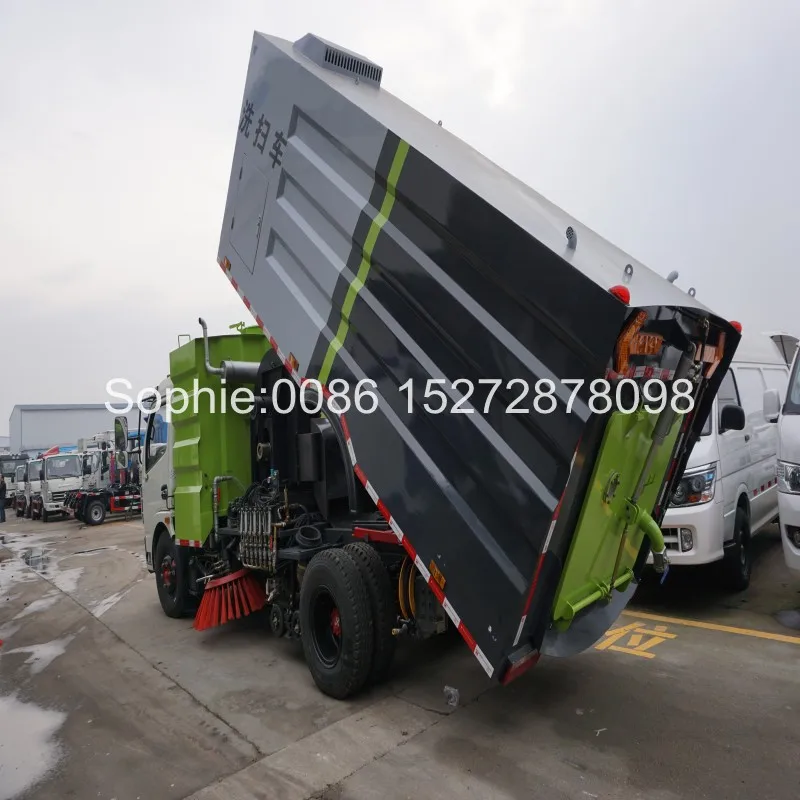 Dongfeng 4x2 4x4 RHD Road Sweeper Cleaning Truck Street Vacuum Cleaner