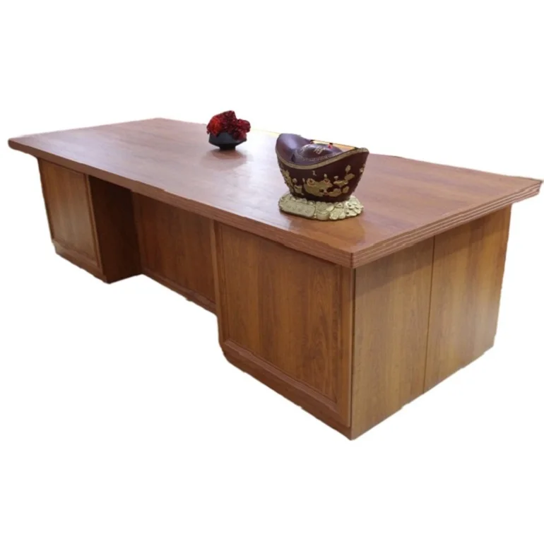 Chinese Manufacturer CEO Office Aluminum Home Furniture Modern Long Front Desk