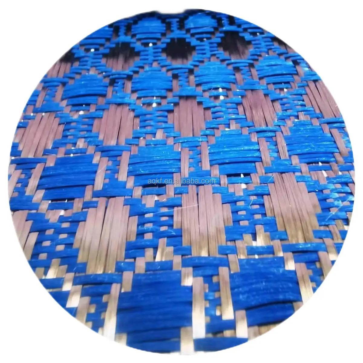 3K 240G blue lantern shape blue black carbon fiber kevlar blended fabric car refitted sporting goods