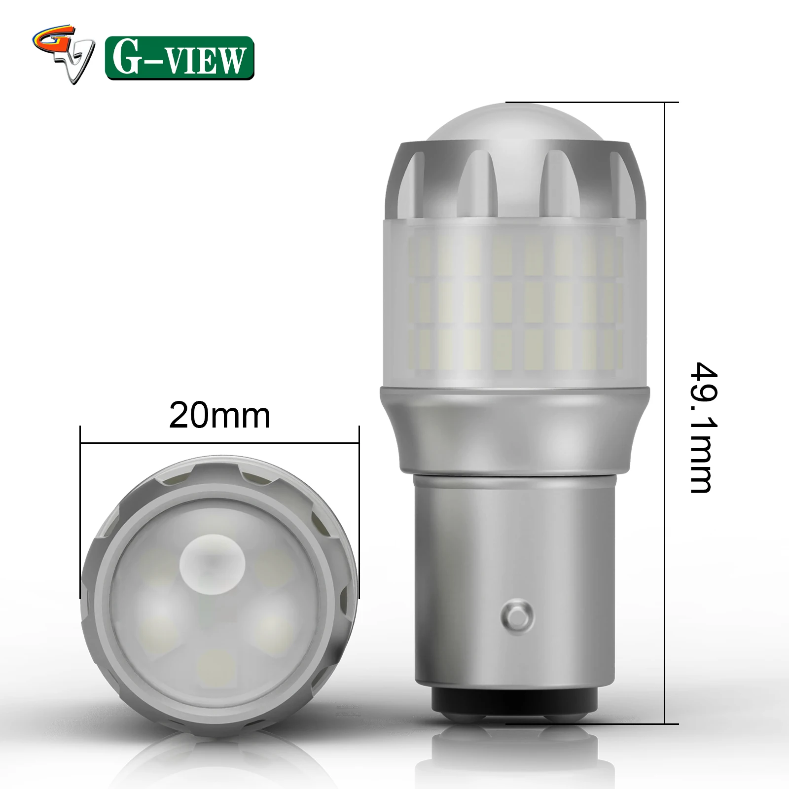 Gview Wholesalers LED Light Bulbs 1156 1157 Canbus P21/5W Turn Signal Light  No Error BAY15D BAZ15D Bulbs LED Car Tail Lamp