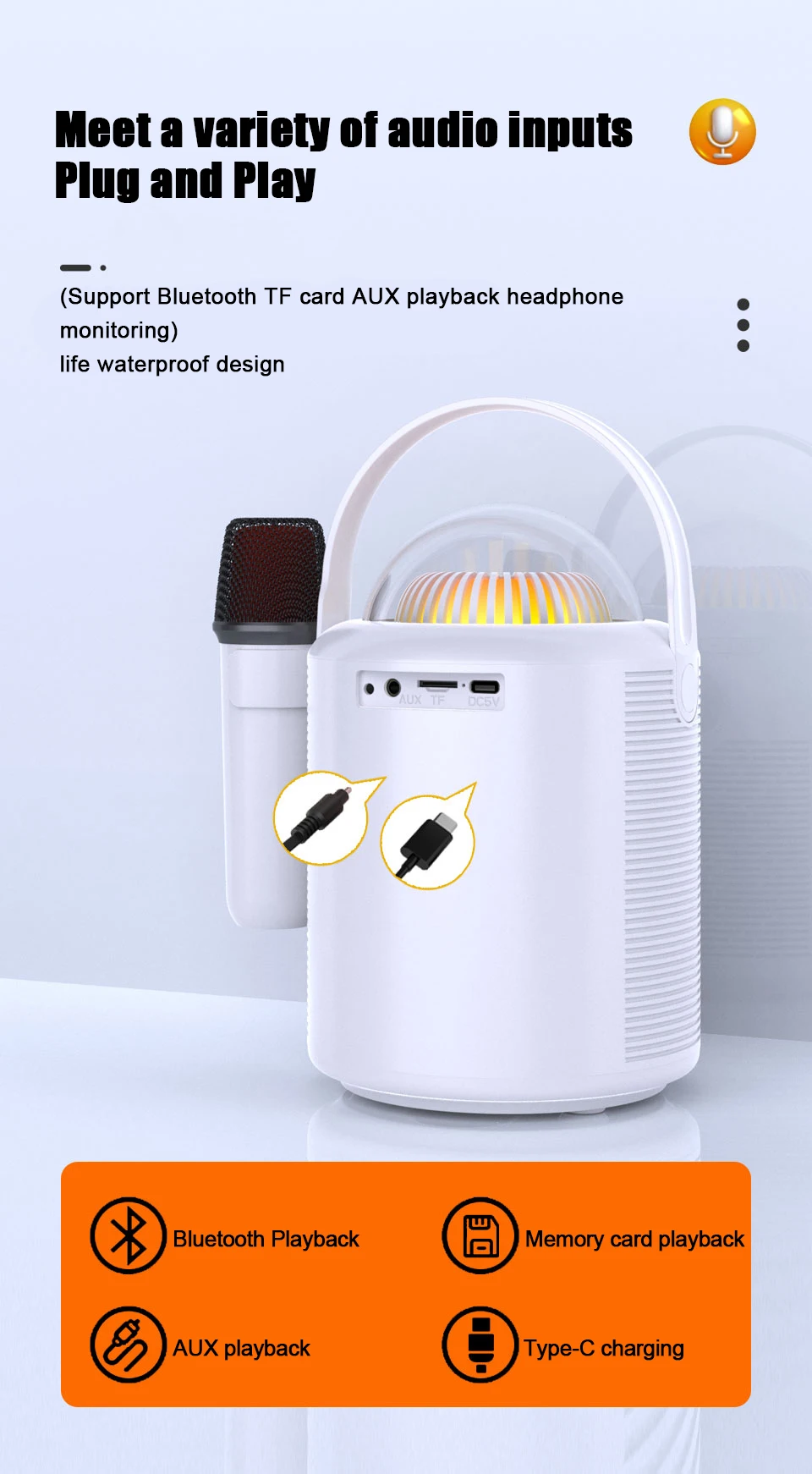 Promotion Gift 2023 Mini Best Portable HIFI Big Bass Vibration Speaker Stereo Outdoor Singing Audio Mini Speaker set