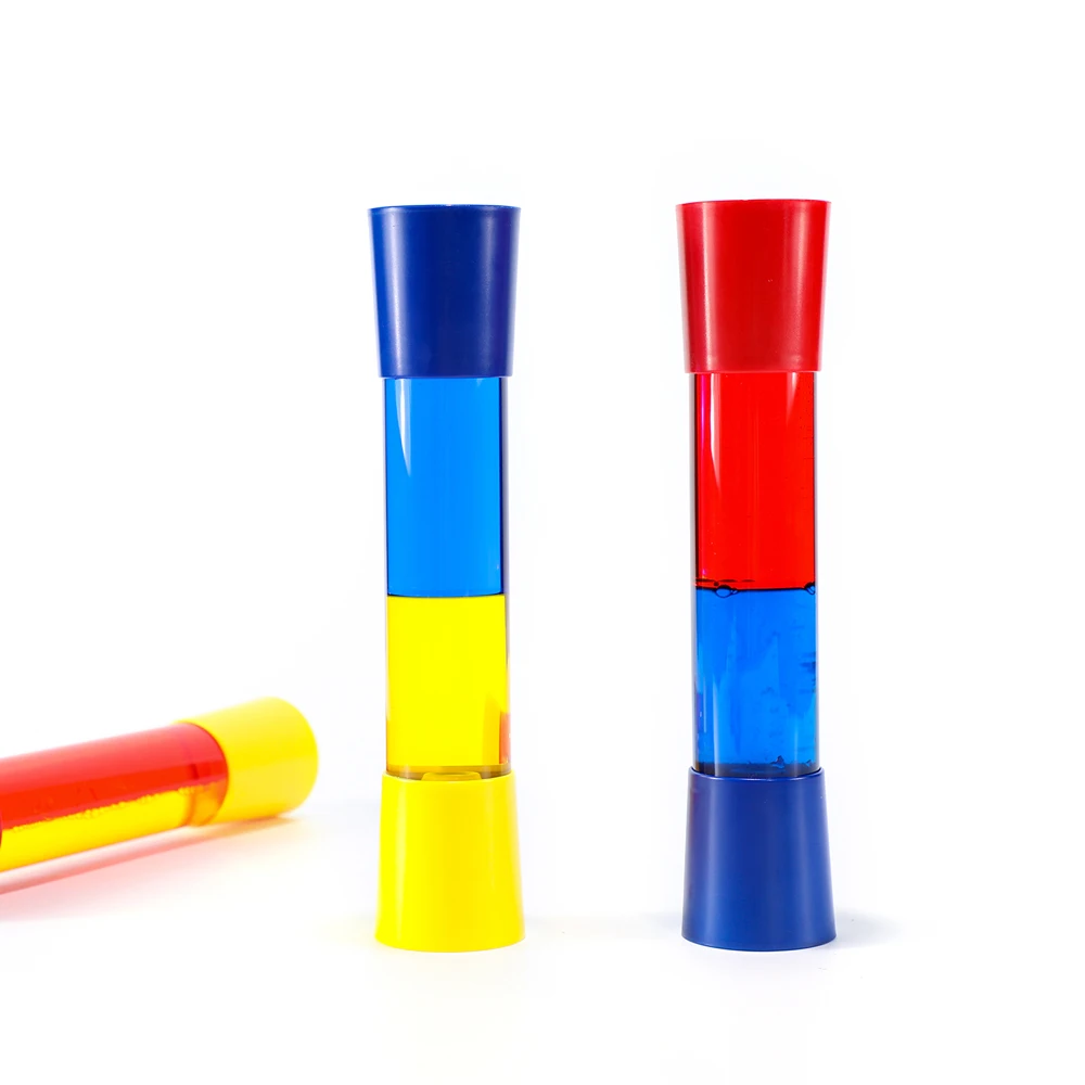 Home Crafts Sensory Tubes Liquid Hourglass Ornaments Oil Drop Hourglass Decoration Creative Liquid Motion Timer