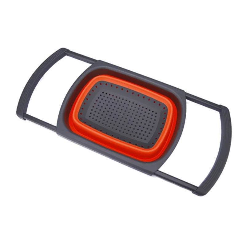 
Kitchen plastic food storage and collection basket 