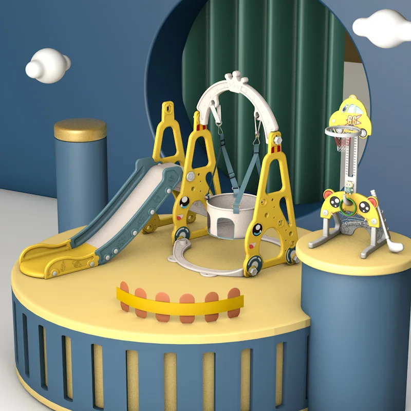 cheap price second hand kids slides for sale swing and slide set outdoor for kids playground