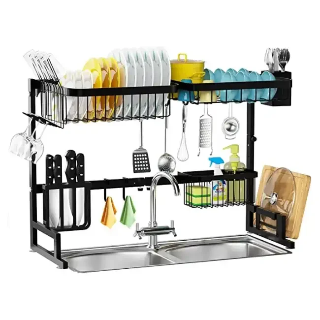 Perfect Dish Drying Rack Stainless Steel Dish Storage Rack For Kitchen