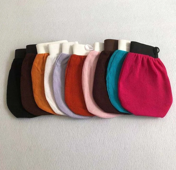 Exfoliating Glove Exfoliator Mitt Body Scrub Viscose Fiber Body Scrubber Glove Korean Deep Mitt Exfoliating for Bath and Shower
