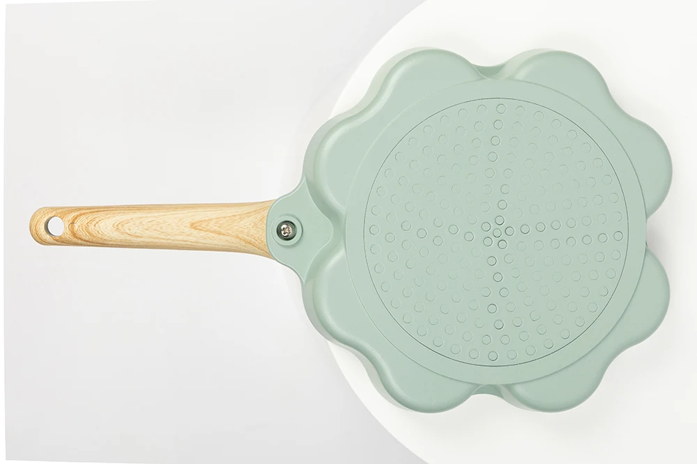 Smartpan Clover Thickened Non-Stick Omelet Pan Egg Pancake Steak Cooker Kitchen Frying Pot Fruit Vegetable Kitchen Cookware