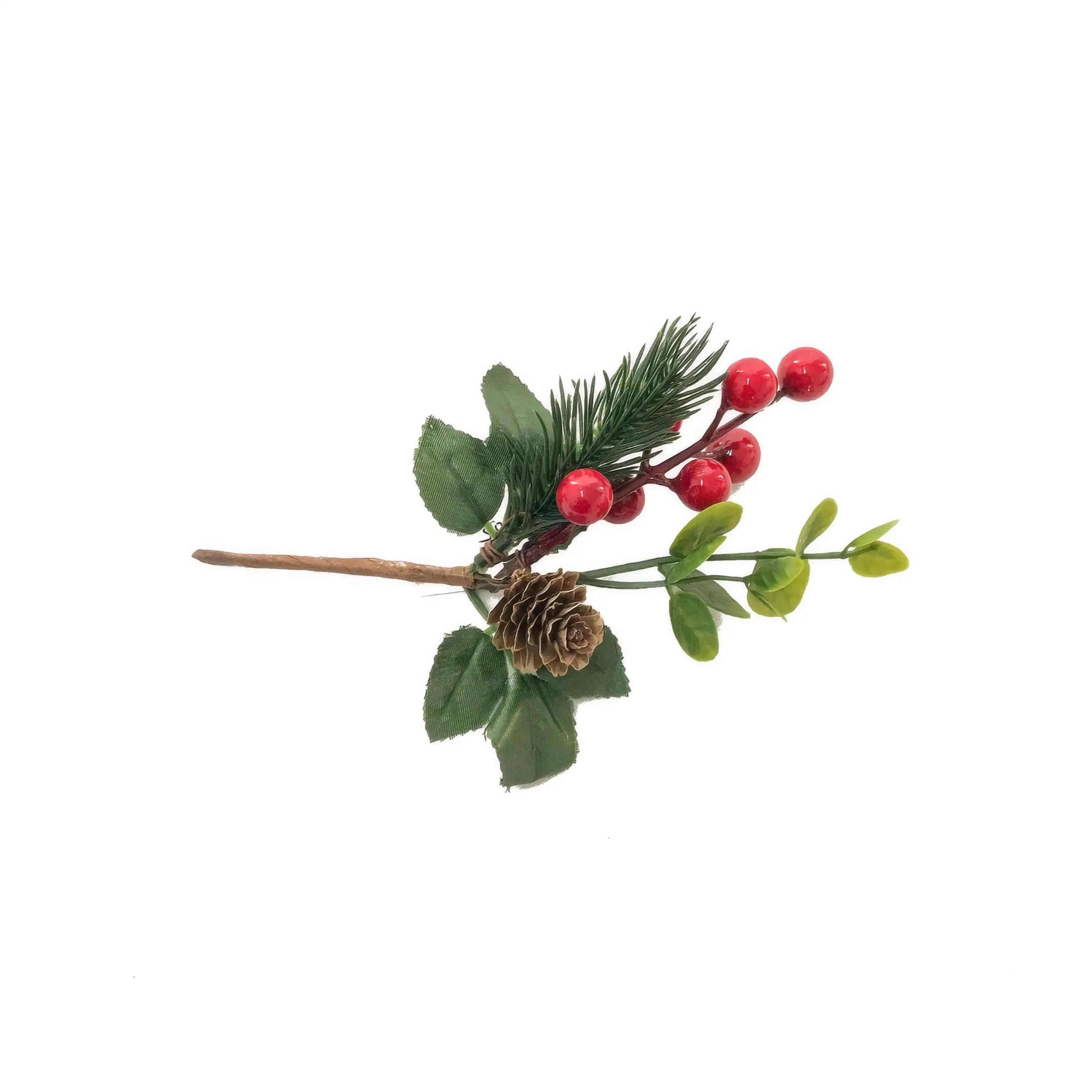 Artificial Christmas Holiday Pinecone Twig Christmas Decoration