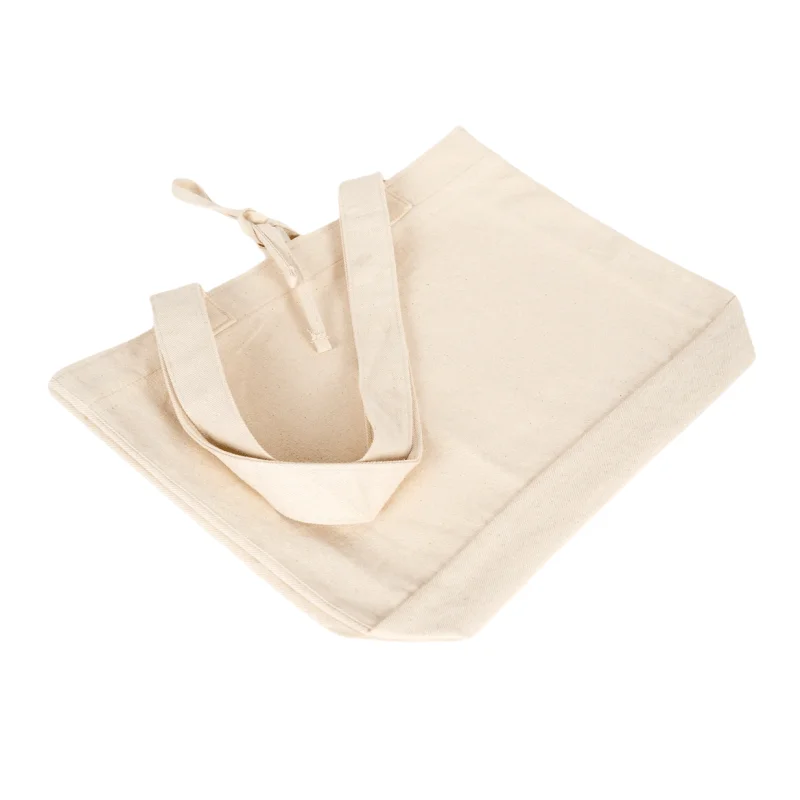 Large Canvas Tote Bag With Logo Printing For Shopping Bag  Cotton Fabric Shoulder Canvas Handbags
