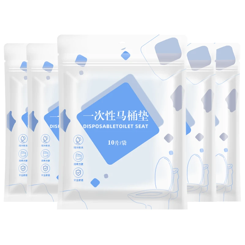 Toilet Seat Covers Disposable - Waterproof Extra Large Wrapped Toilet Seat Shields Travel Accessories