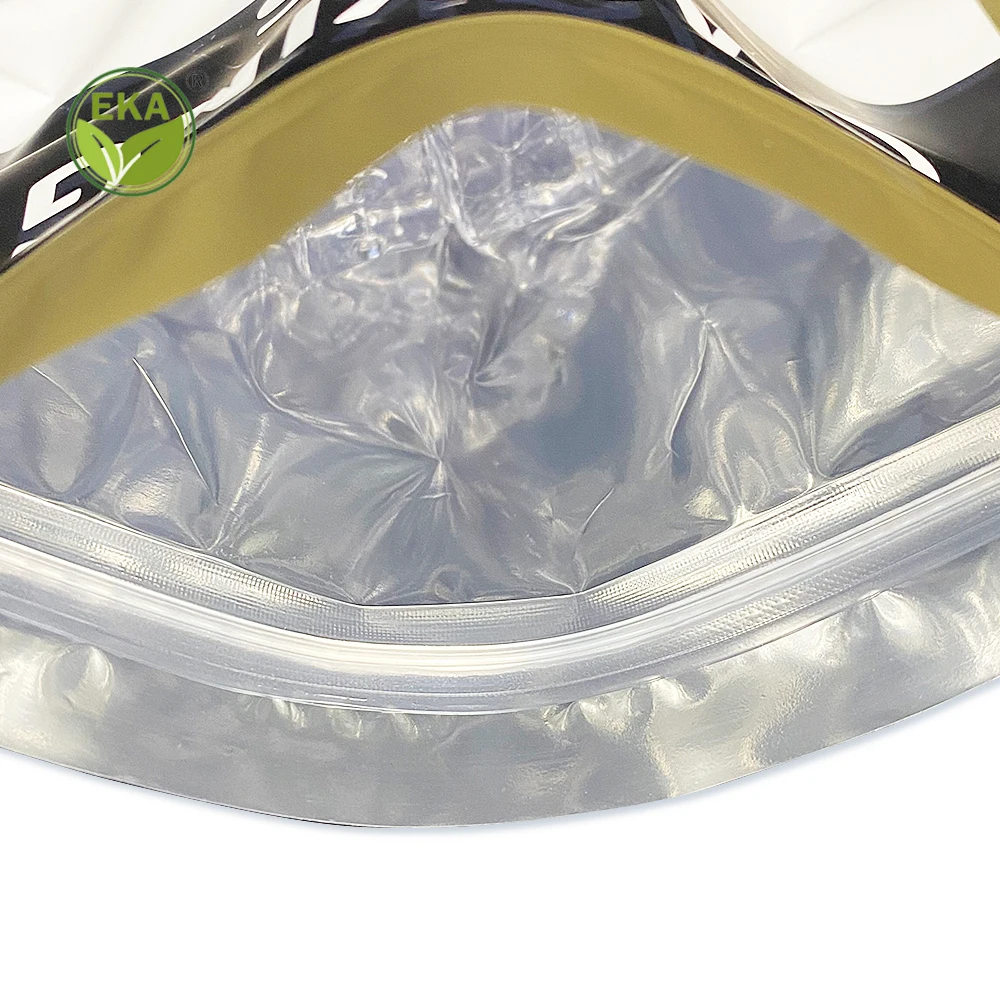 EKA Custom Plastic Zip Lock Bags Personalized Mylar Bags 25g 50g Tobacco Packaging Zipper Bags