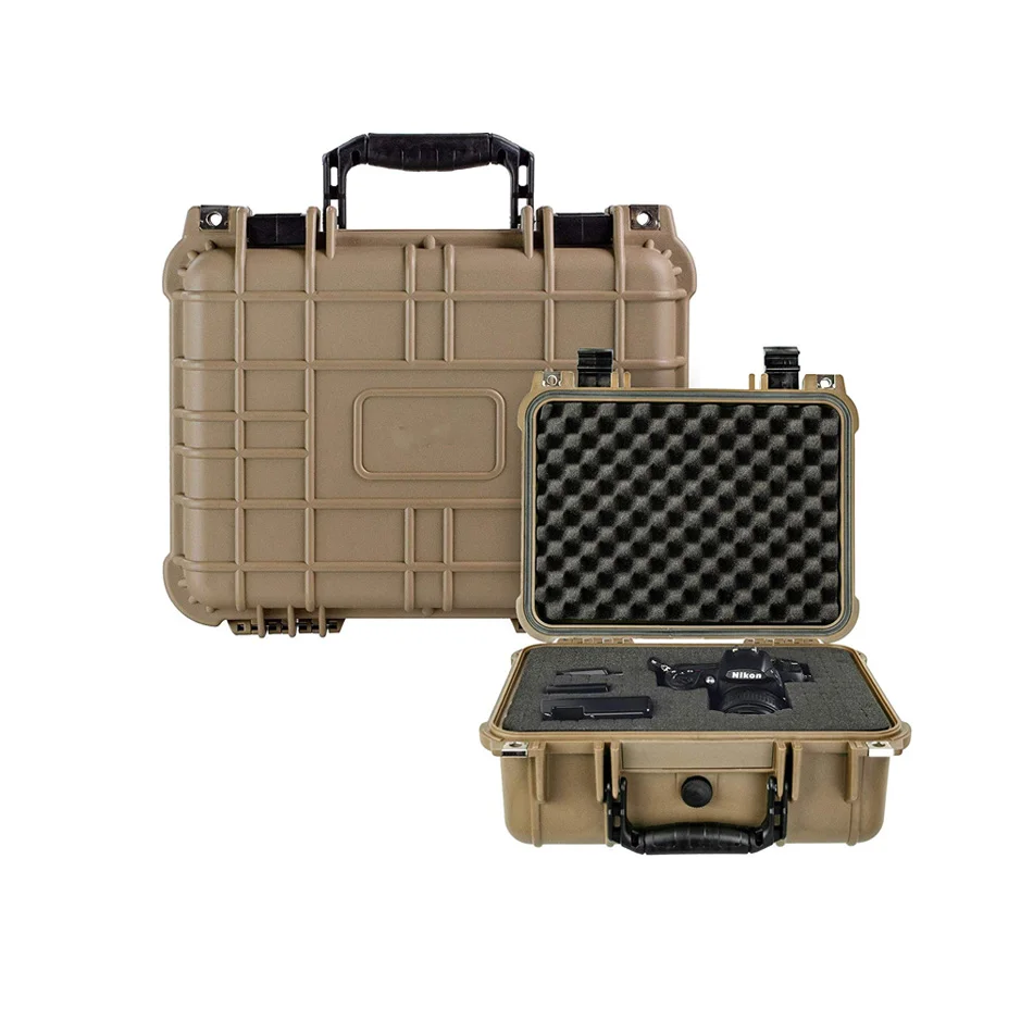 IP67 waterproof injection molding hard plastic case equipment tool carry case