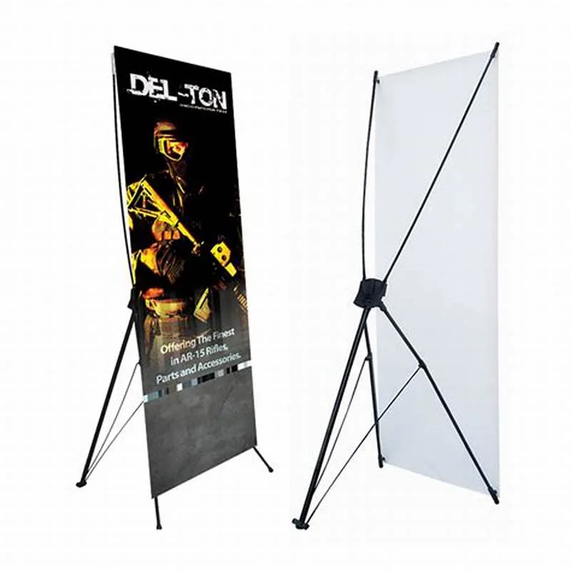 Custom Banner with Stand Retractable Banner Stand Advertising X Frame Banner Stand Size 60 X 160 Cm 80 Product Promotion Moving