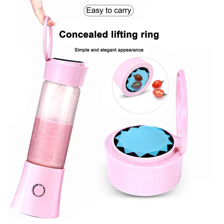 Small Electric Blender USB Mini Vegetable Fruit Rechargeable Juicer Portable Mixer Juicers Cup Ice Portable Smoothie Blender