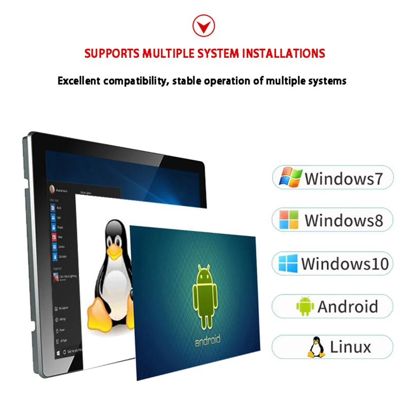 Zeroone 12.1 Inch Intel Celeron J1900 Embedded Industrial Fanless Panel Industrial PC HMI Panel PC