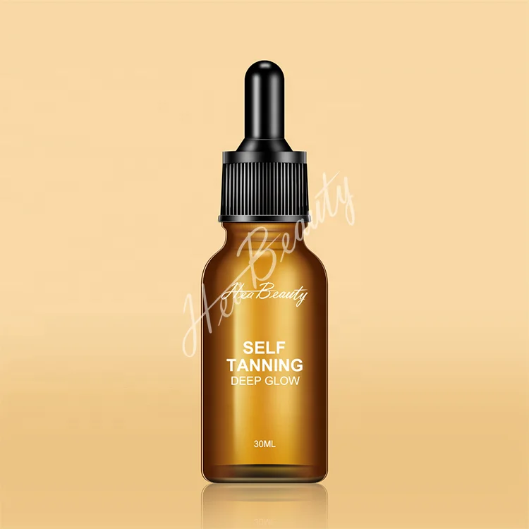 HEABEAUTY Drops Tanning Oil Custom Premium Natural Body Provided Brown Tanning Lotion for Tanning Beds Skin Surface Darken