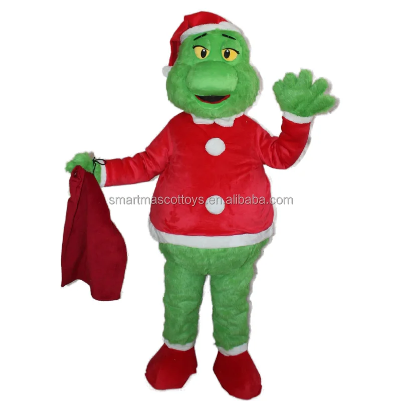 2024 Adult Christmas mascot costumes green monster snowman santa bear elf