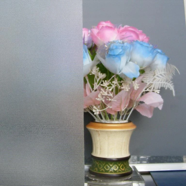 4mm  bronze clear nashiji mistlite may flower patterned glass for window