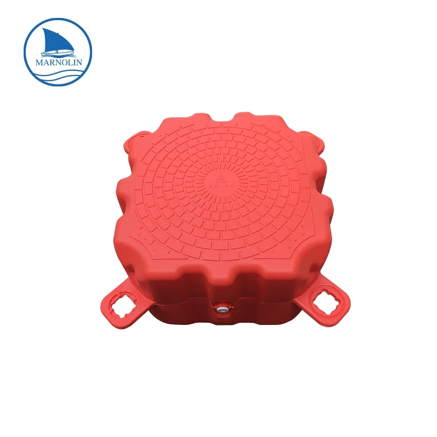 Modular floating pontoon plastic dock water buoy jet ski loading platform