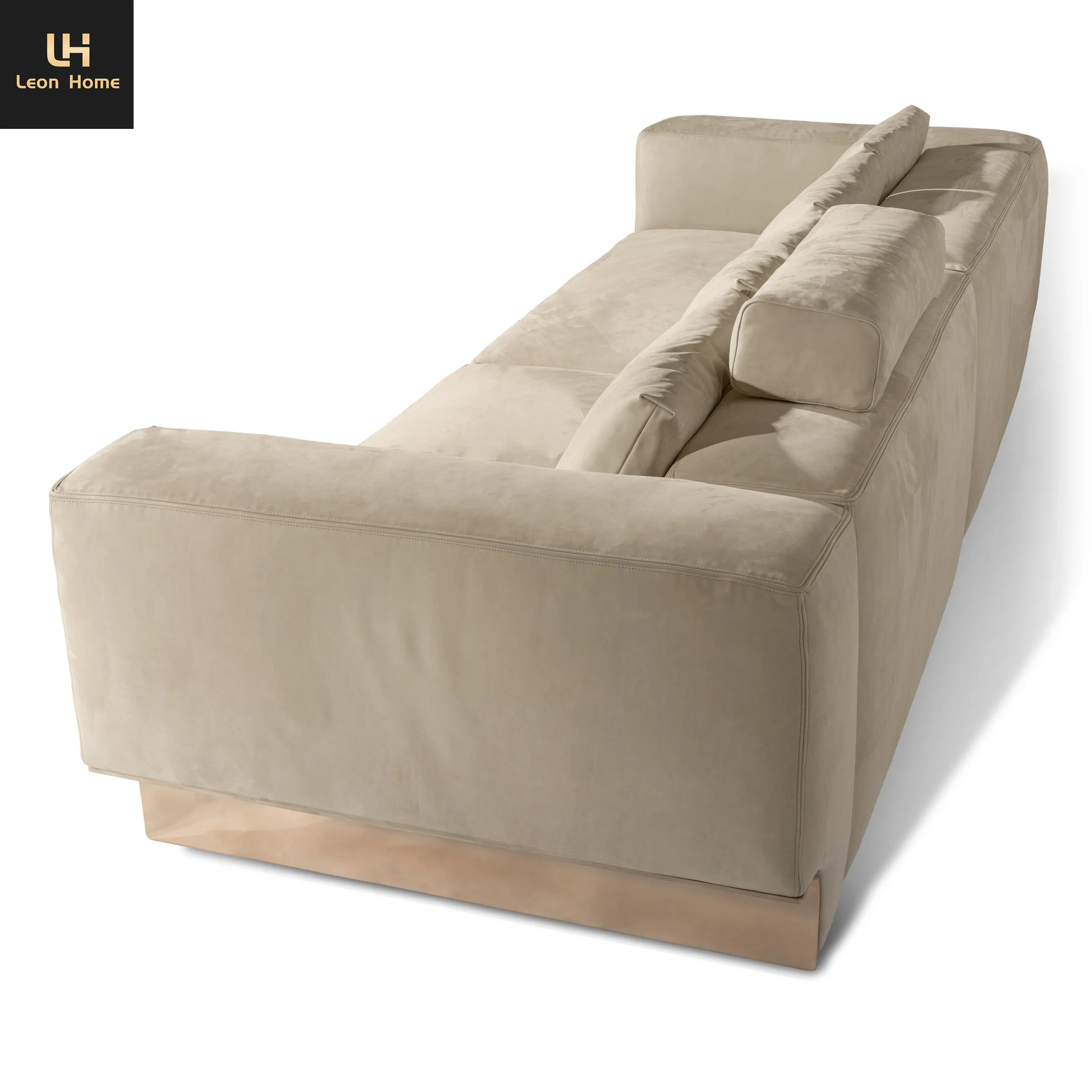 Direct Manufacturer Oem Microfiber Leather Fabric Home Furniture Modern Style 3 Seater Sofa Sat Comfortable Living Room Luxury S