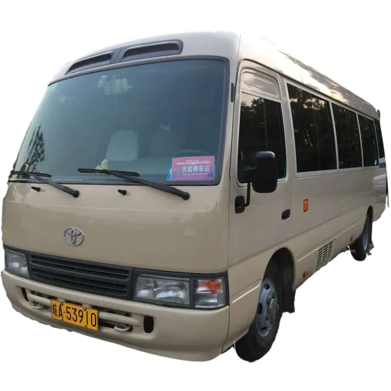 Gasoline Passenger Mini Bus Mini Bus Toyota  Coaster Bus Mini Van 30 Seaters for Sale