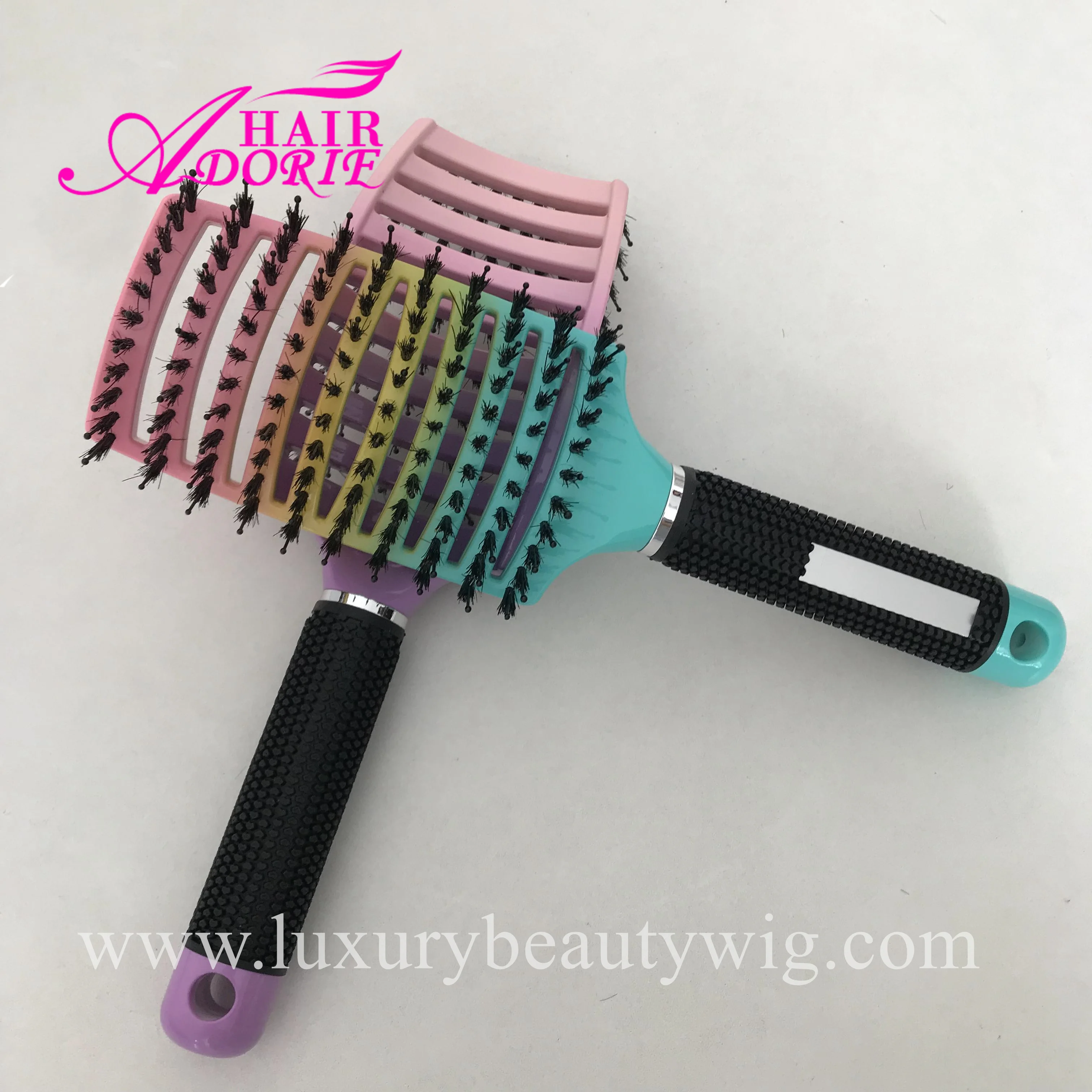 Popular product comb all types and colors  with mane airbag comb high quality big stock for women on sale