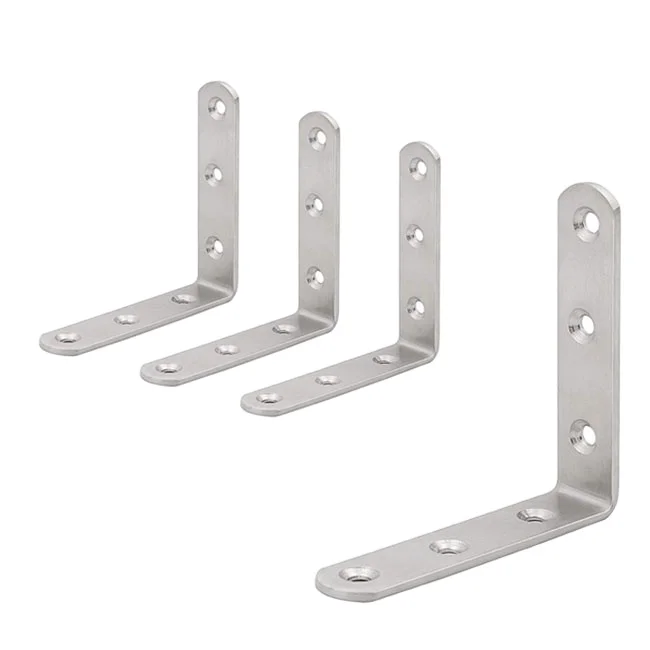Shelf Triangle Bracket Metal Folding Heavy Duty Stainless Steel Solid Shelf Support Window