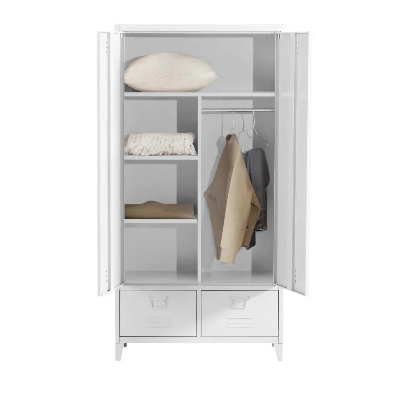 Customized 2/3/4 doors Full-Steel Wardrobe Closet high quality storage for Bedroom Living room Home House and Family Hotel