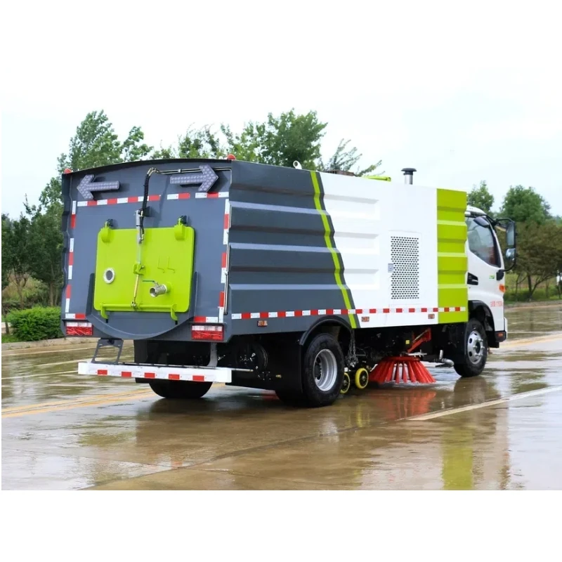 Bestselling Cleaning and Sweeping Vehicle Stainless Steel High Pressure Pipeline JAC 9 m ³ Cleaning and Sweeping Vehicle
