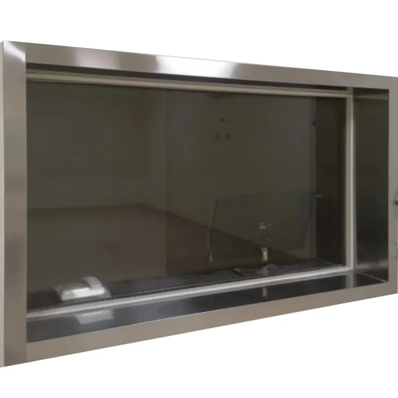 Custom size Hospital x ray shielding lead glass Lead radiation shielding glass CT scan room glass