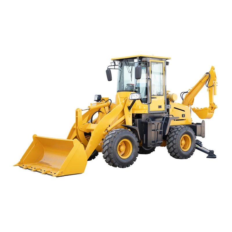 Road construction heavy machine Used backhoe loader second hand cat excavator wheels backhoe loader