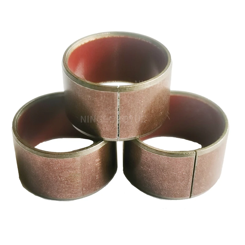 high quality hardened brass bushing, brass bushing rod,PTFE Composite Oilless Slide Bearing Self-lubricating Bushings