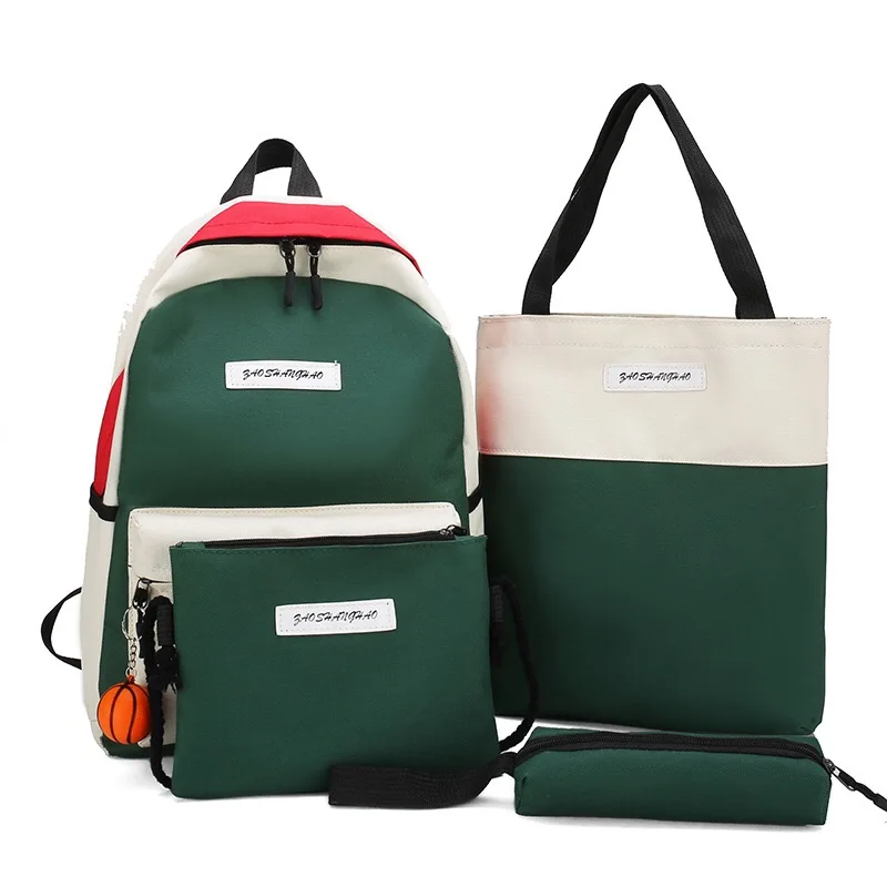 SB002 высококачественные школьные рюкзаки, Подростковый школьный холщовый комплект из 3 шт. рюкзаков и сумок, Школьный набор
