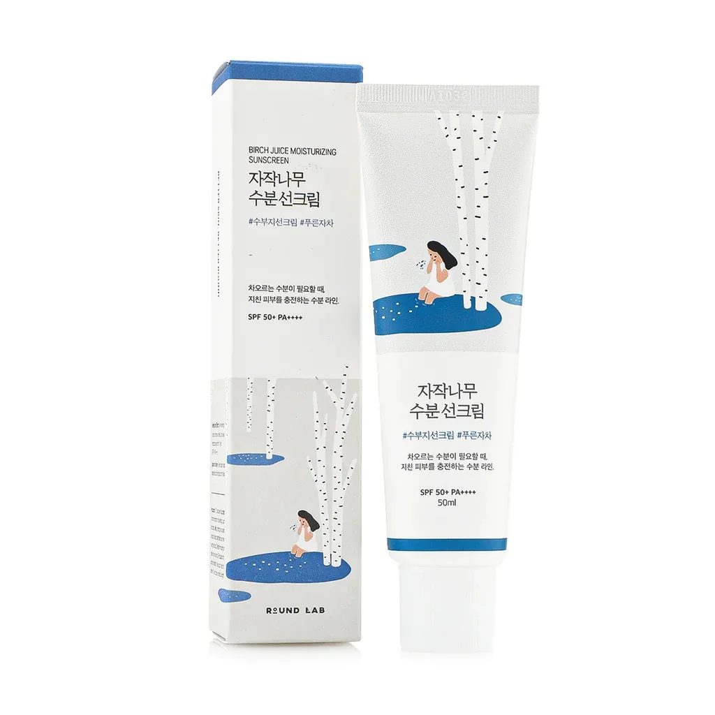 Customizable Korean lab Birch 50ml body sunscreen natural sunscreen 100% plant extraction korean sunscreen for face