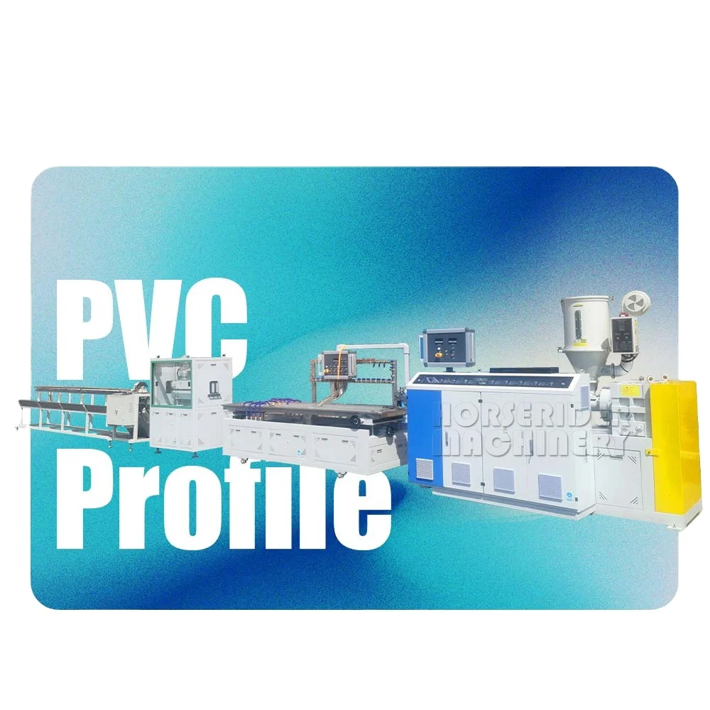 Horserider cheapest PVC Angle Beads Extruder Machine / Plastic corner guard Bead Making Machine