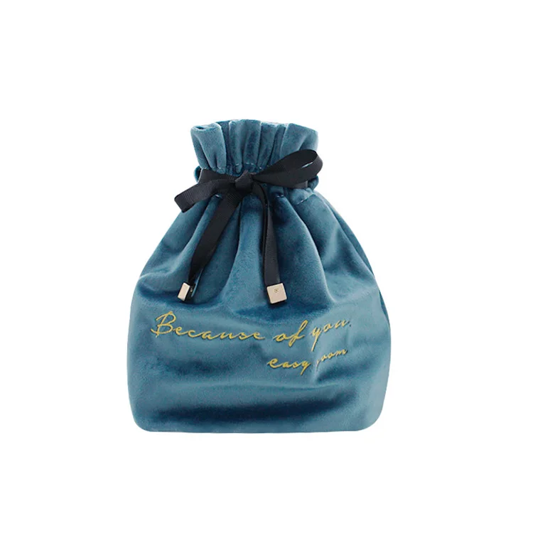 Muslin Drawstring Jewellery Cotton Gift Bag Eco Friendly Satin Silk Drawstring Bag
