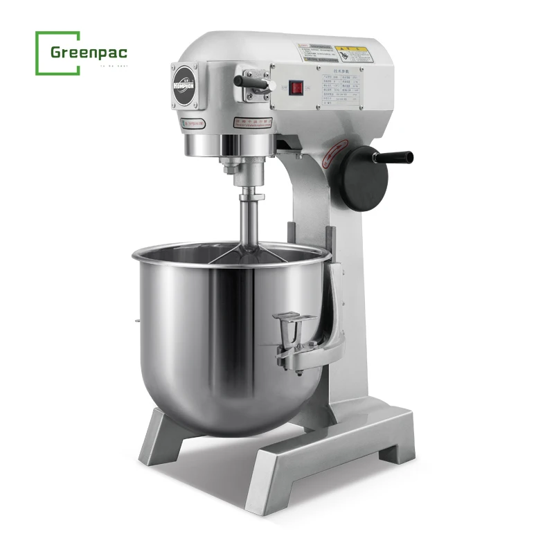 Commercial Baking Equipment Spiral Dough Mixer Machinery 20L /3kg Flour Cake Milk Mixer Dough Kneading Machine For Bakery